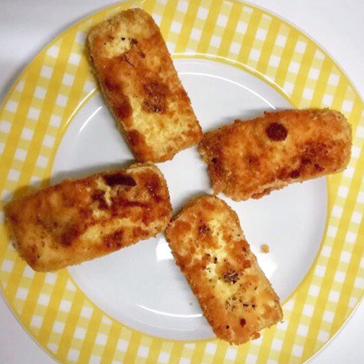 Tofu rebozado al horno Tofu rebozado al horno