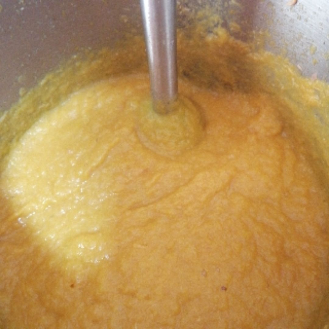 Crema de calabaza y calabacin Crema de calabaza y calabacin
