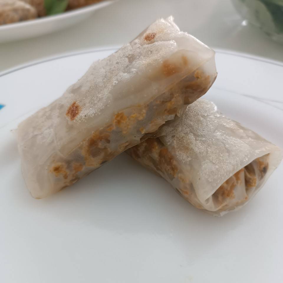Rollitos vietnamitas con tofu Rollitos vietnamitas con tofu