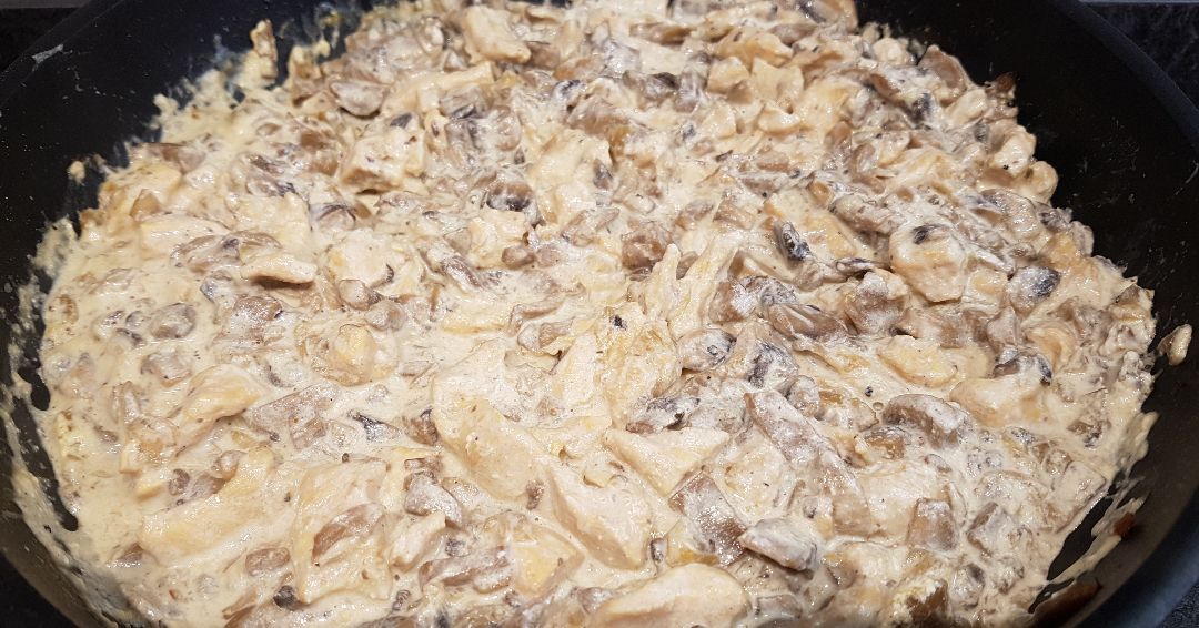 Pollo con champiñones y arroz Paso 2