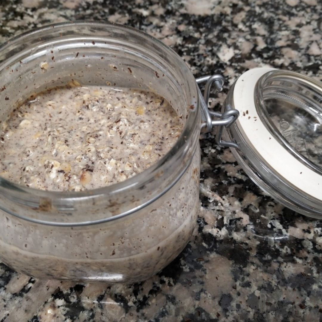 Avena nocturna de avellana Avena nocturna de avellana