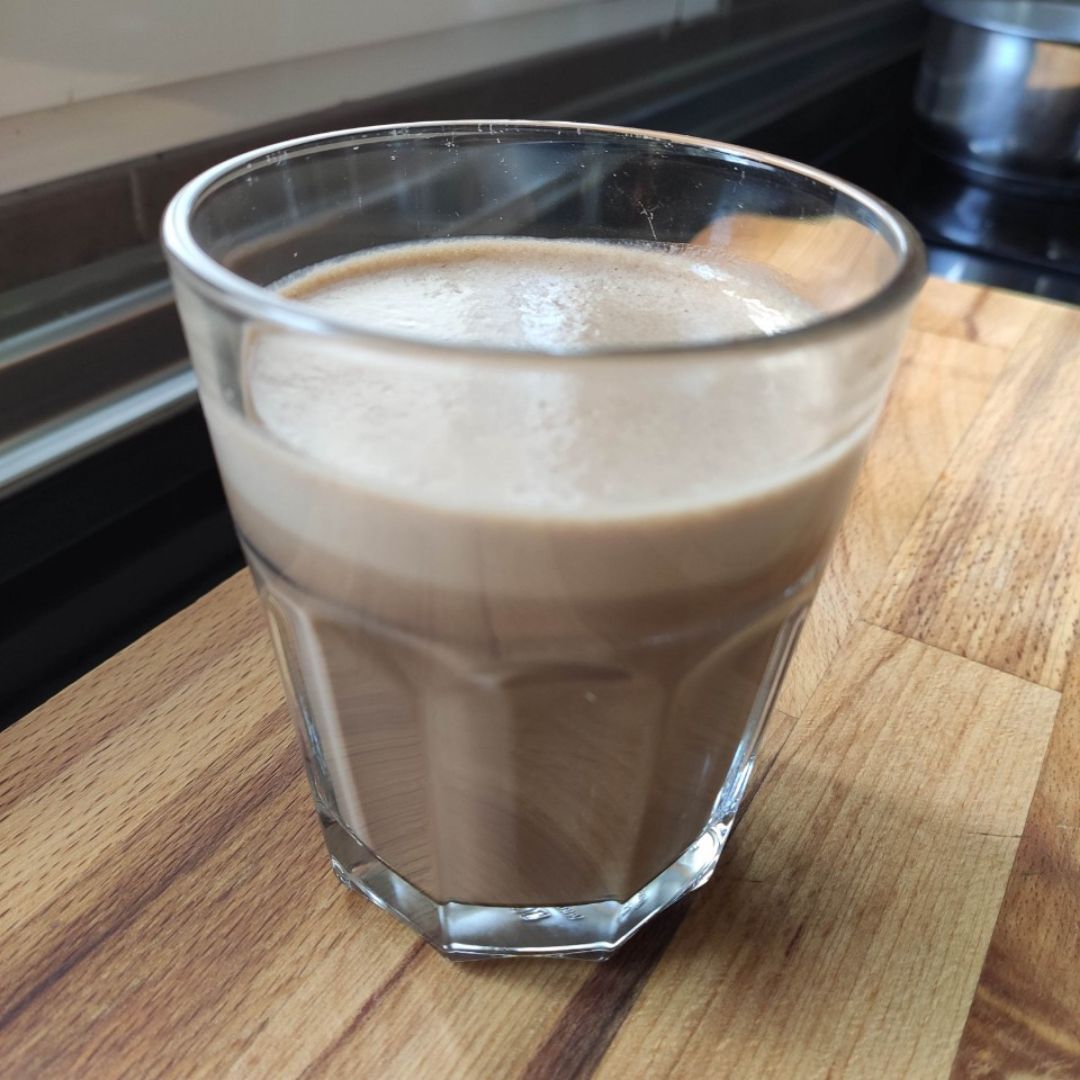 Batido con cacao y café