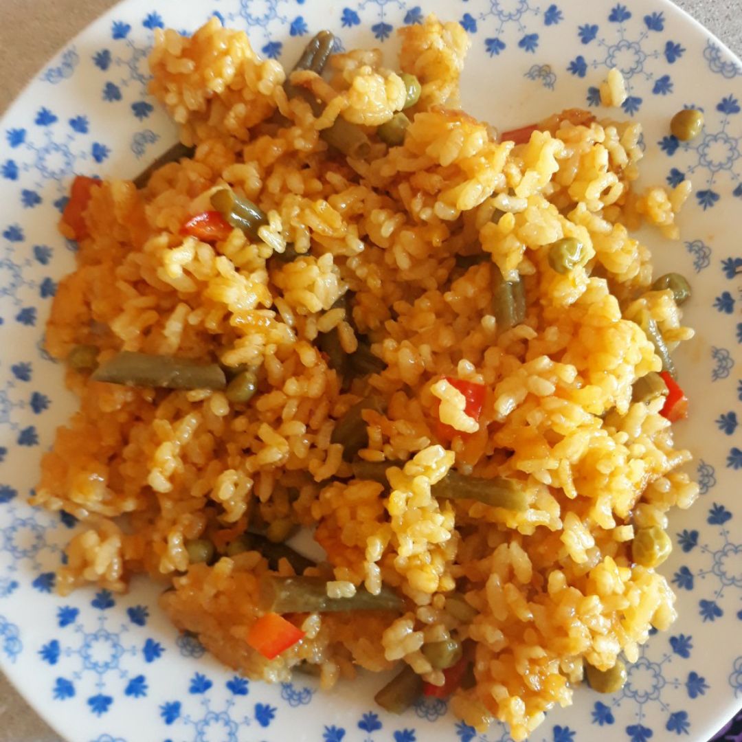 Arroz con verduras