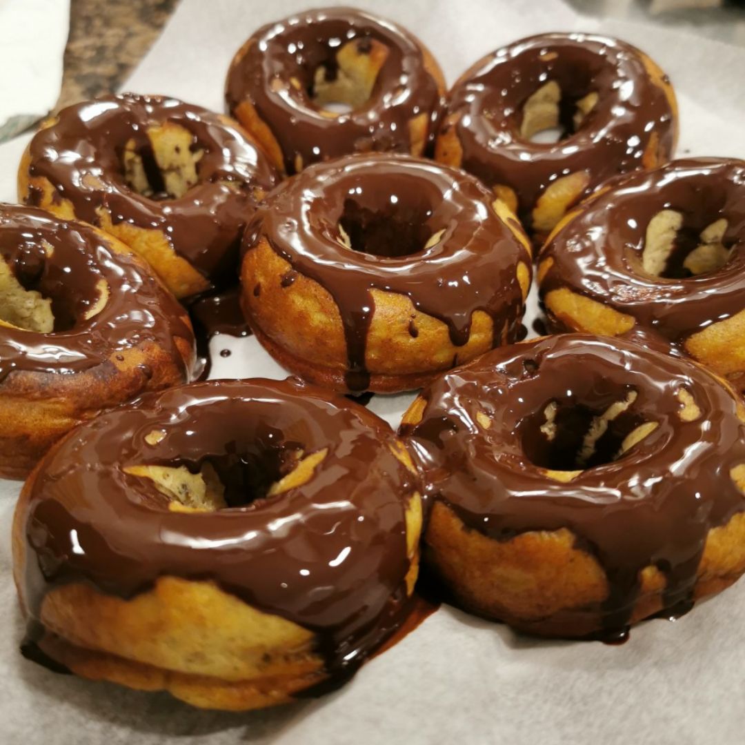 Donuts platano y mandarina (Blancanutri) Donuts platano y mandarina (Blancanutri)