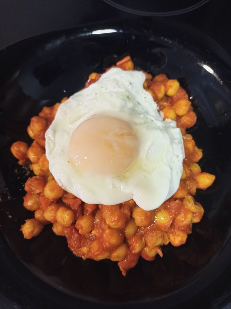 Garbanzos al curry 