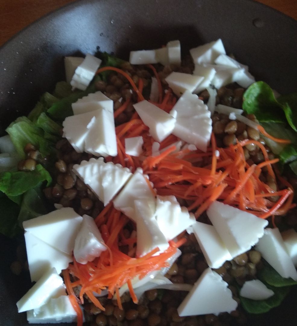 Ensalada de lentejas