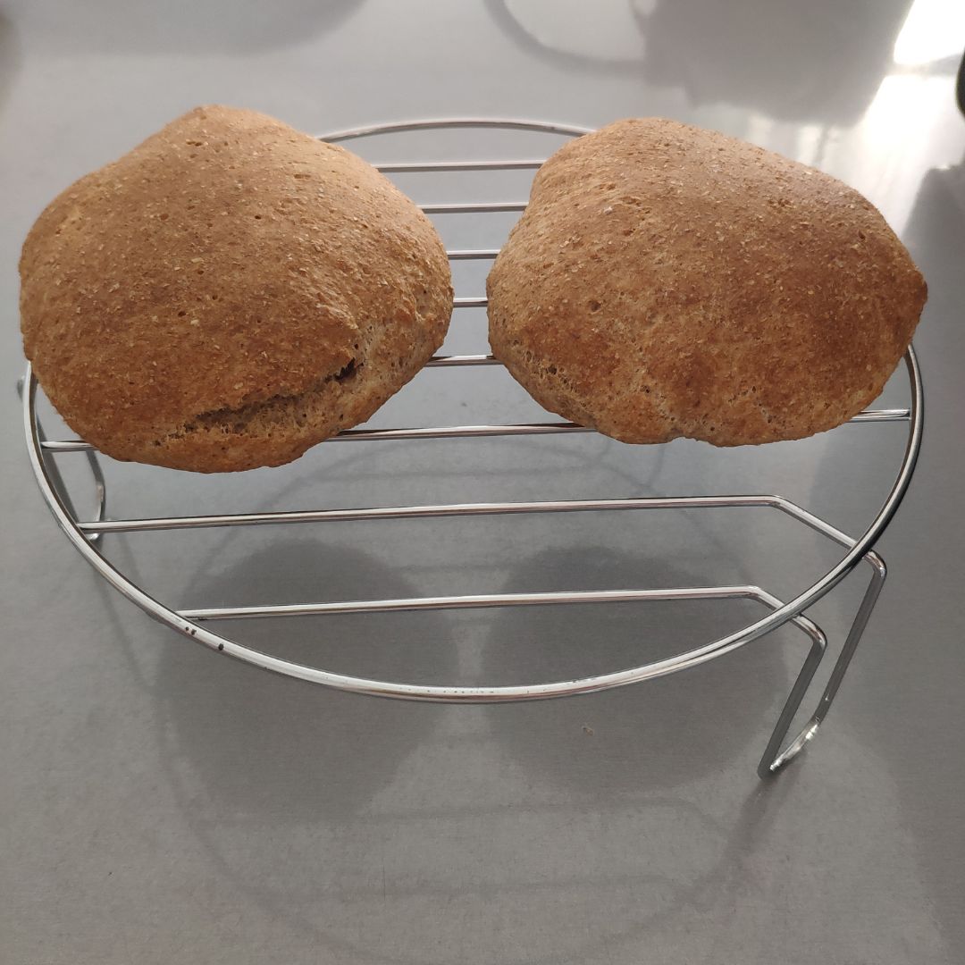 Pan tipo mollete 🥖20 minutos y sin amasar Pan tipo mollete 🥖20 minutos y sin amasar
