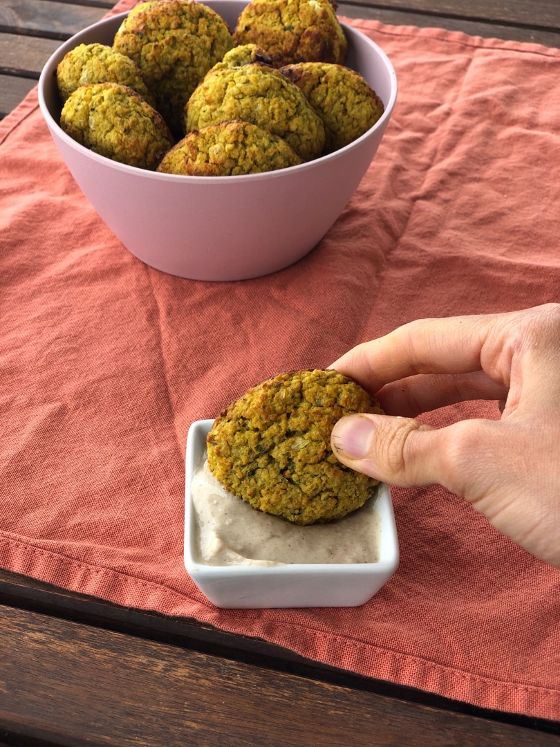 Falafel al horno Paso 3