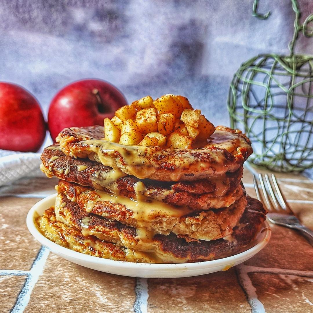 🥞 TORTITAS DE MANZANA Y CANELA 🥞