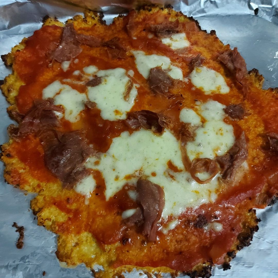 Pizza coliflor y batata Pizza coliflor y batata