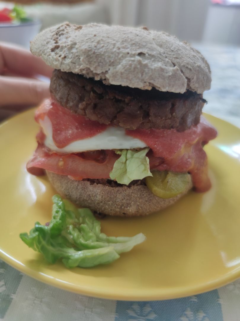 Hamburguesa vegetariana Hamburguesa vegetariana