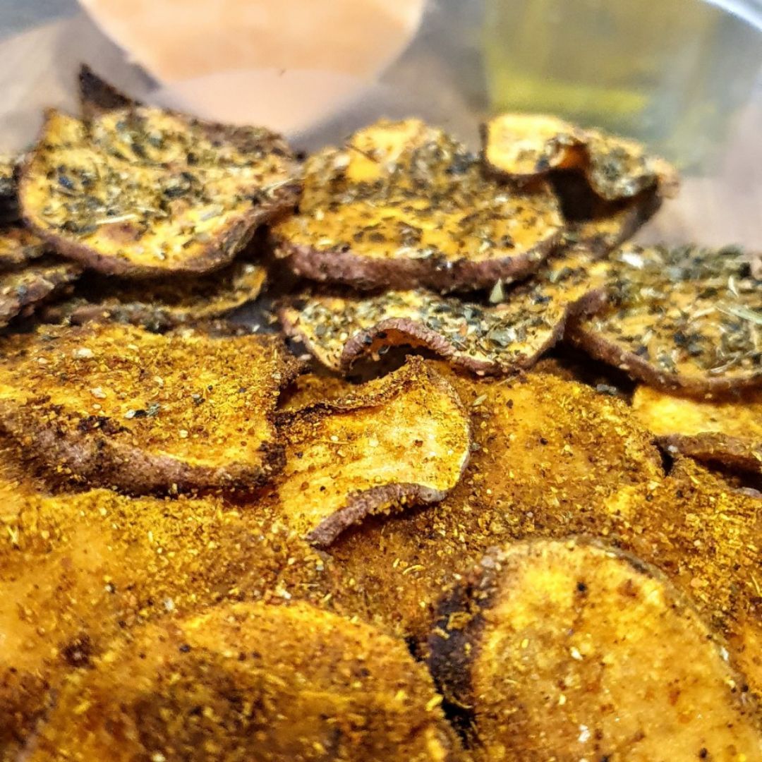 Batatas crujientes al horno Batatas crujientes al horno