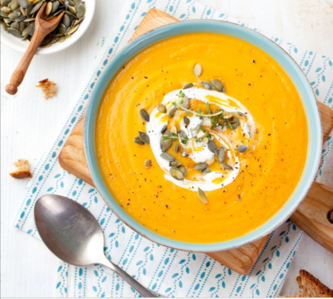 Puré de calabaza y zanahoria 🥕🥔 Puré de calabaza y zanahoria 🥕🥔