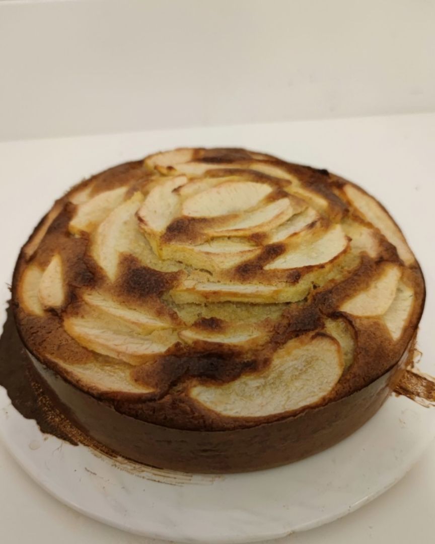 Tarta/"cheesecake" de manzana Tarta/"cheesecake" de manzana
