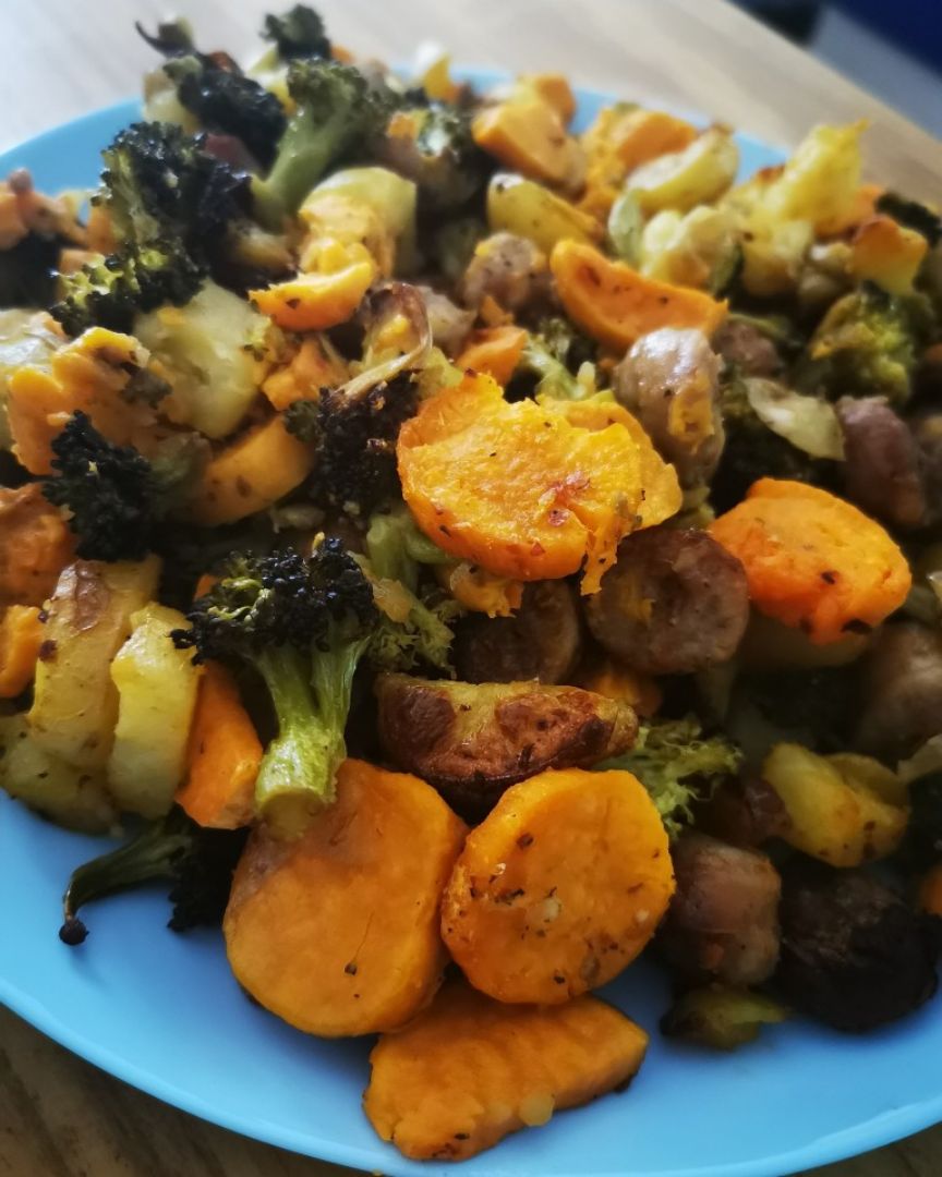 🔹Revuelto de salchichas con verduras 🔹 🔹Revuelto de salchichas con verduras 🔹