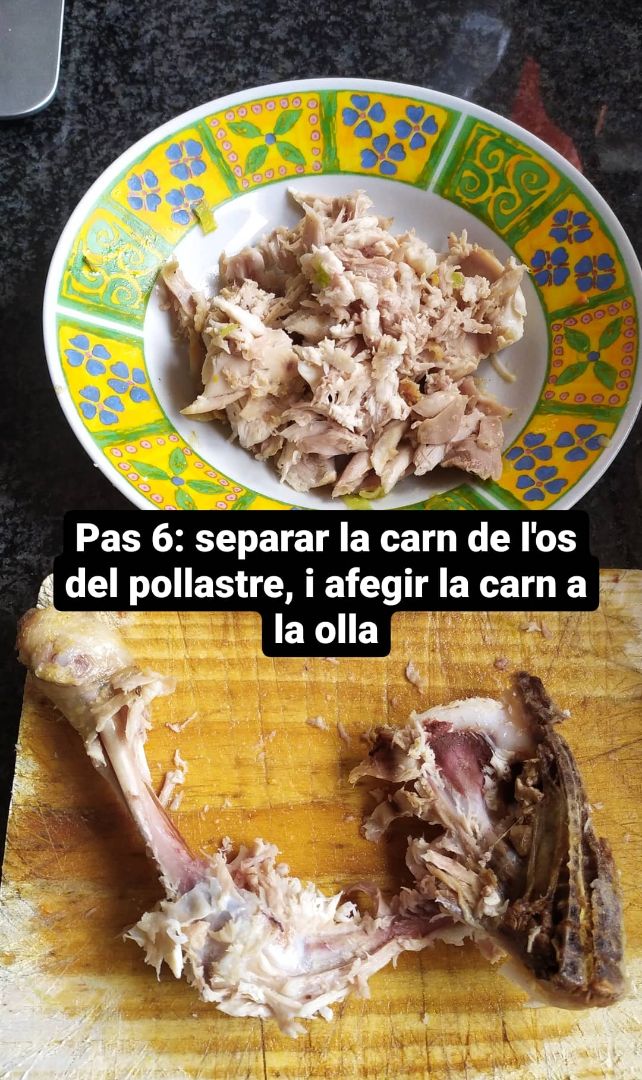 Concentrado de caldo de verduras y pollo Paso 5 Concentrado de caldo de verduras y pollo Paso 5