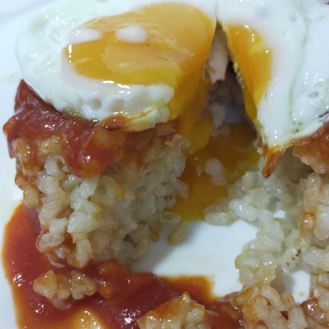 Arroz a la cubana Arroz a la cubana