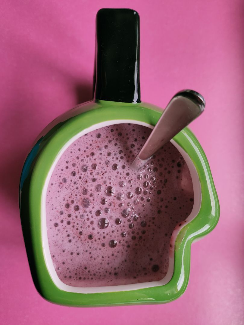 Batido de fresa y arándanos 