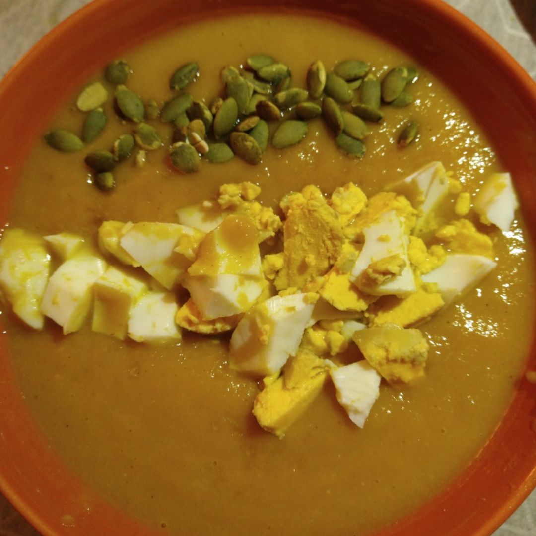 Crema de verduras al curry Crema de verduras al curry