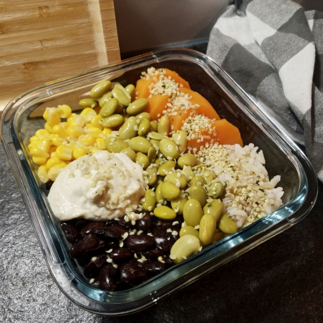 Arroz integral con alubias 