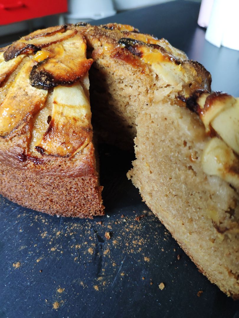Bizcocho de manzana Paso 8 Bizcocho de manzana Paso 8