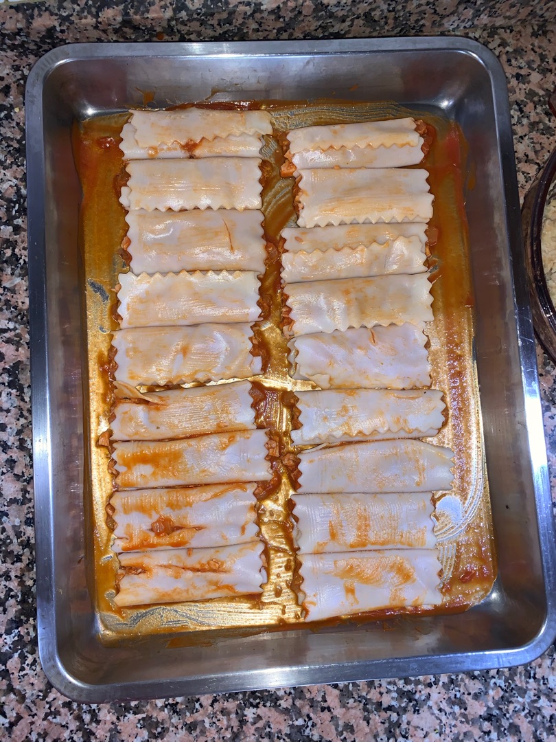 Canelones de atún y tomate Step 0