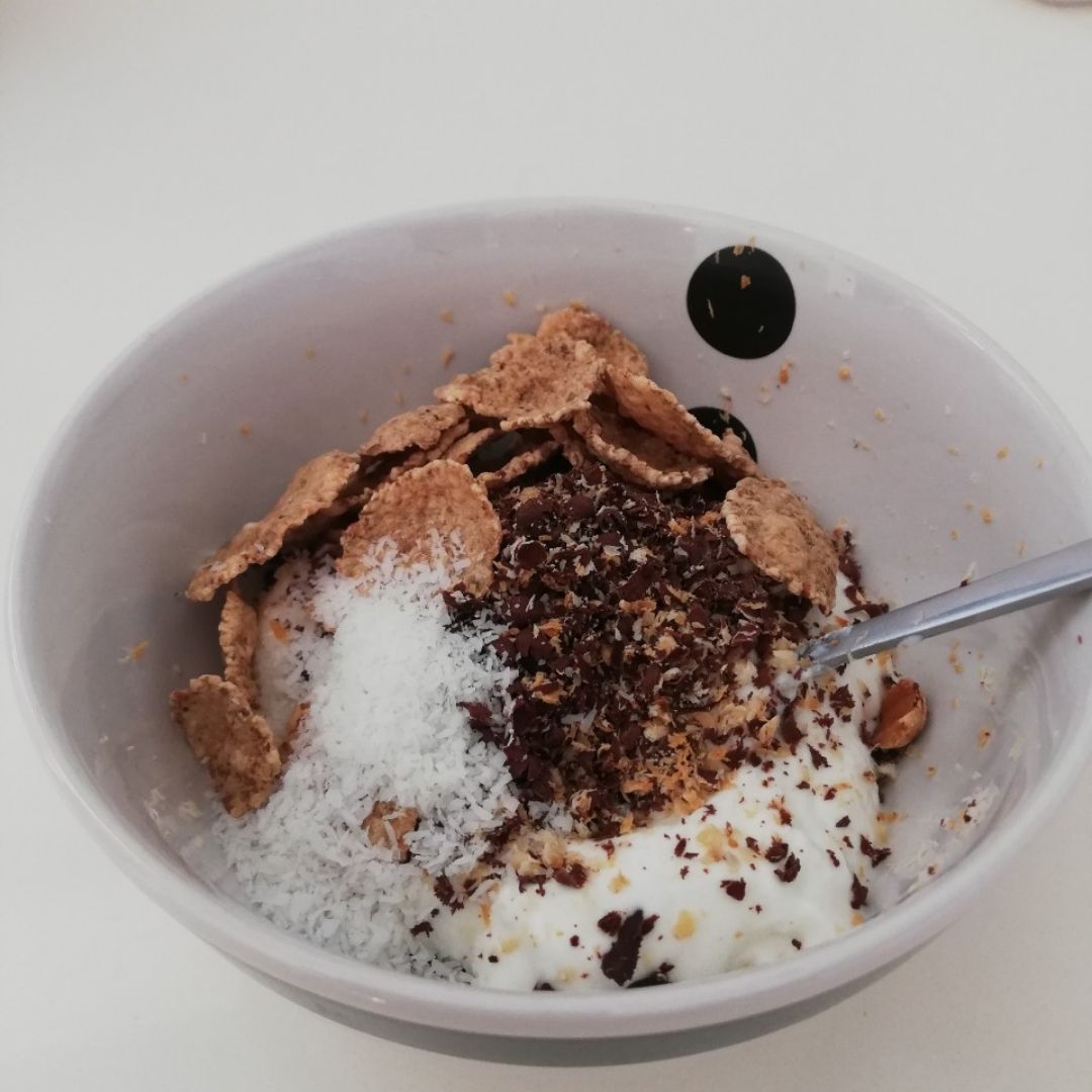 Stracciatella crujiente de chocolate Stracciatella crujiente de chocolate