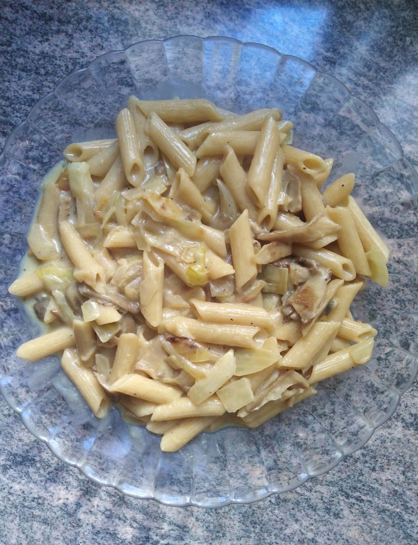 Pasta "a la carbonara" vegana