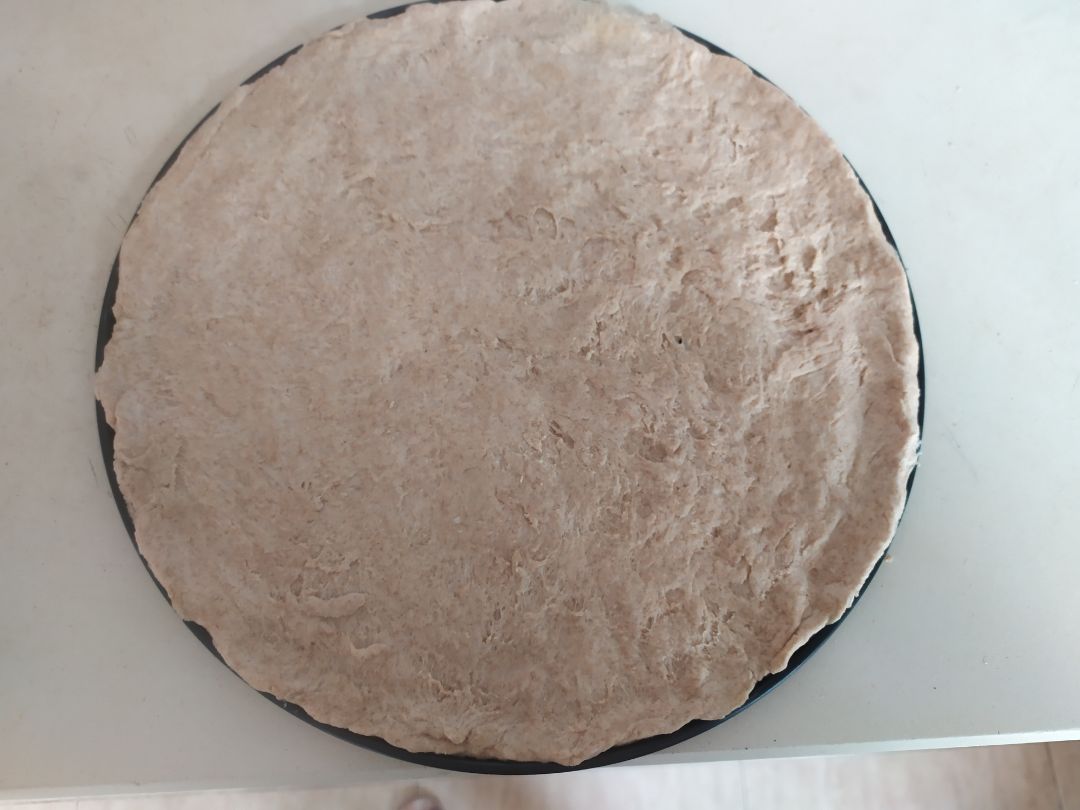 Pizza vegetariana Paso 1 Pizza vegetariana Paso 1