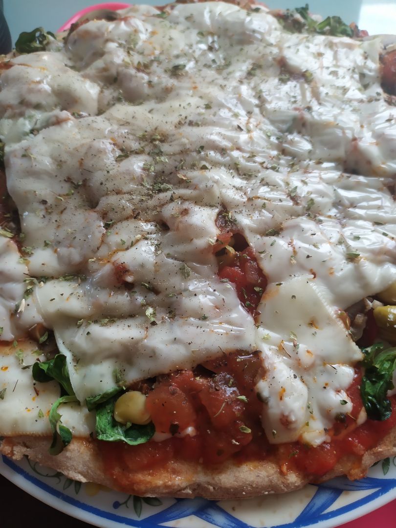 Pizza vegetariana Paso 3 Pizza vegetariana Paso 3
