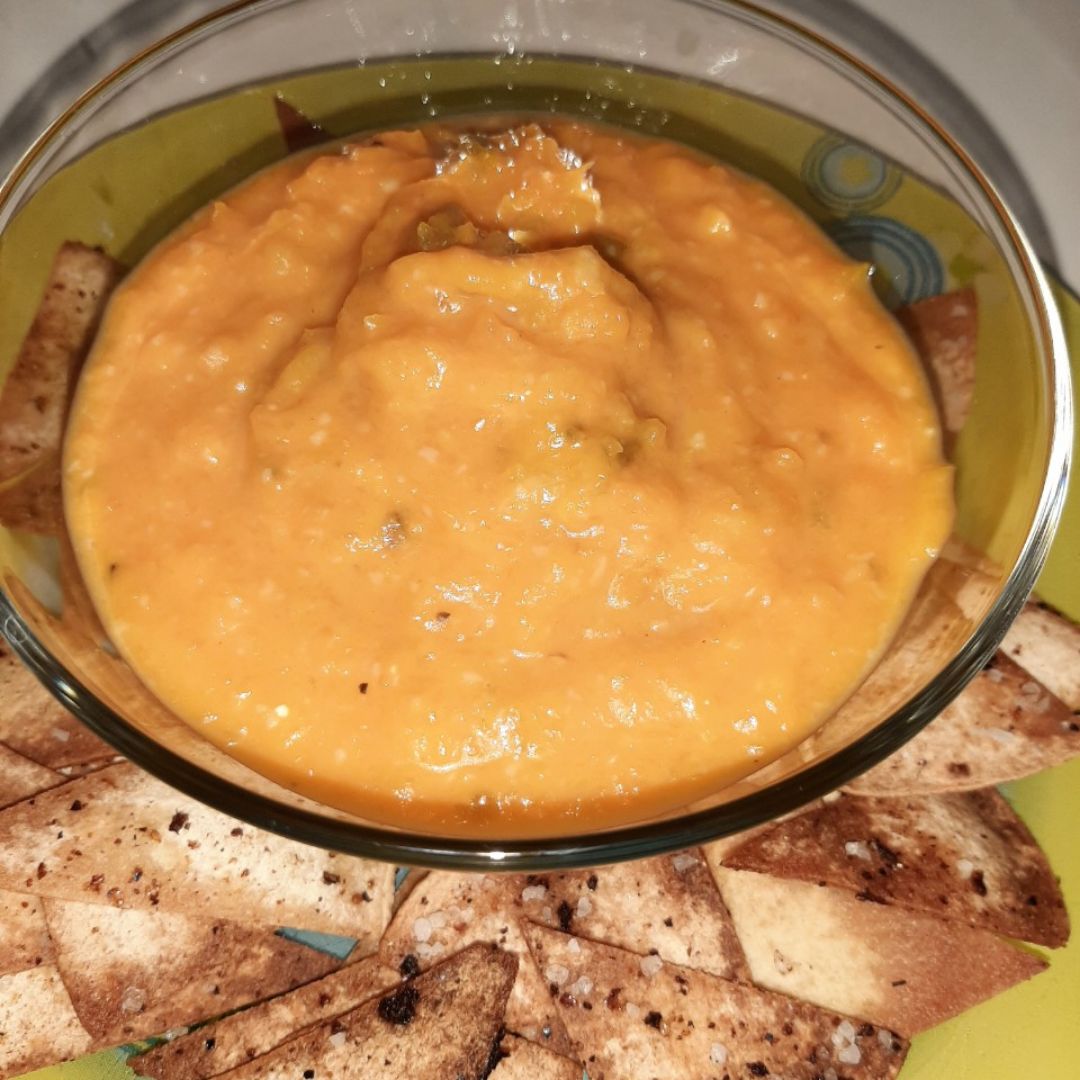Salsa de calabaza 🎃 y coco para dipear Paso 1 Salsa de calabaza 🎃 y coco para dipear Paso 1