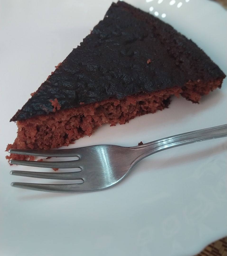 Bizcocho de chocolate y almendra real food Bizcocho de chocolate y almendra real food