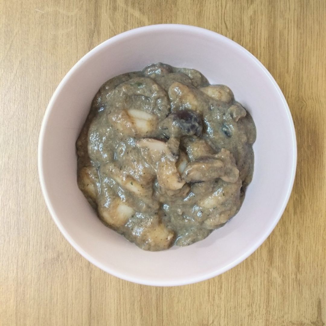 Ñoquis en salsa de setas Ñoquis en salsa de setas