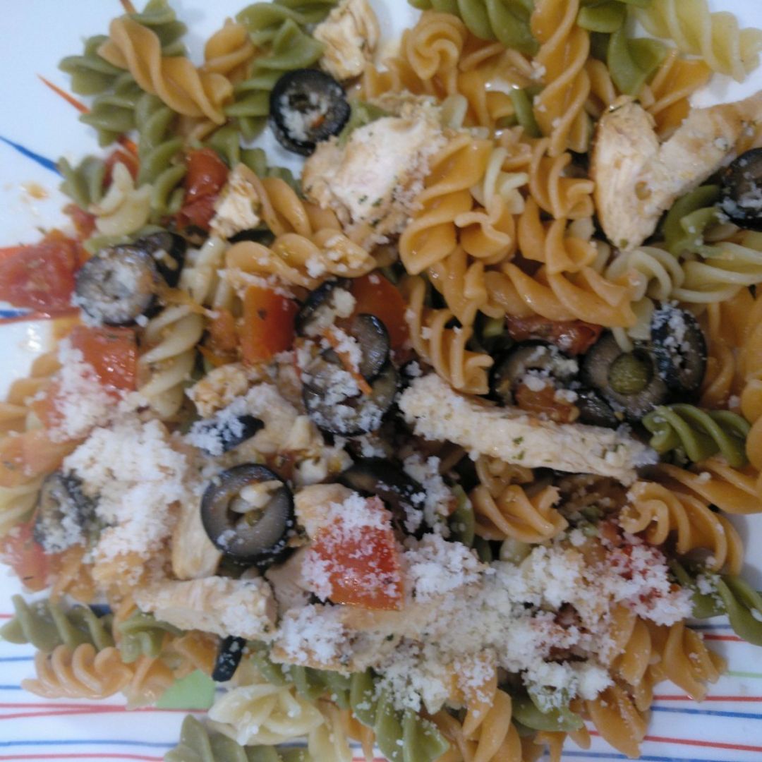 Pasta con pollo 