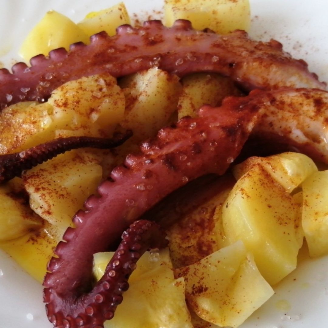 Pulpo a la gallega Pulpo a la gallega