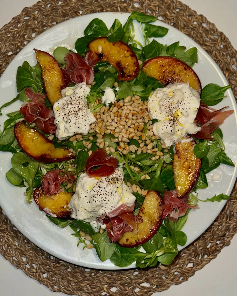 Ensalada de melocotón🍑 Ensalada de melocotón🍑
