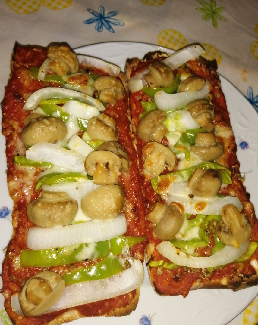 "Pizza" vegetal "Pizza" vegetal