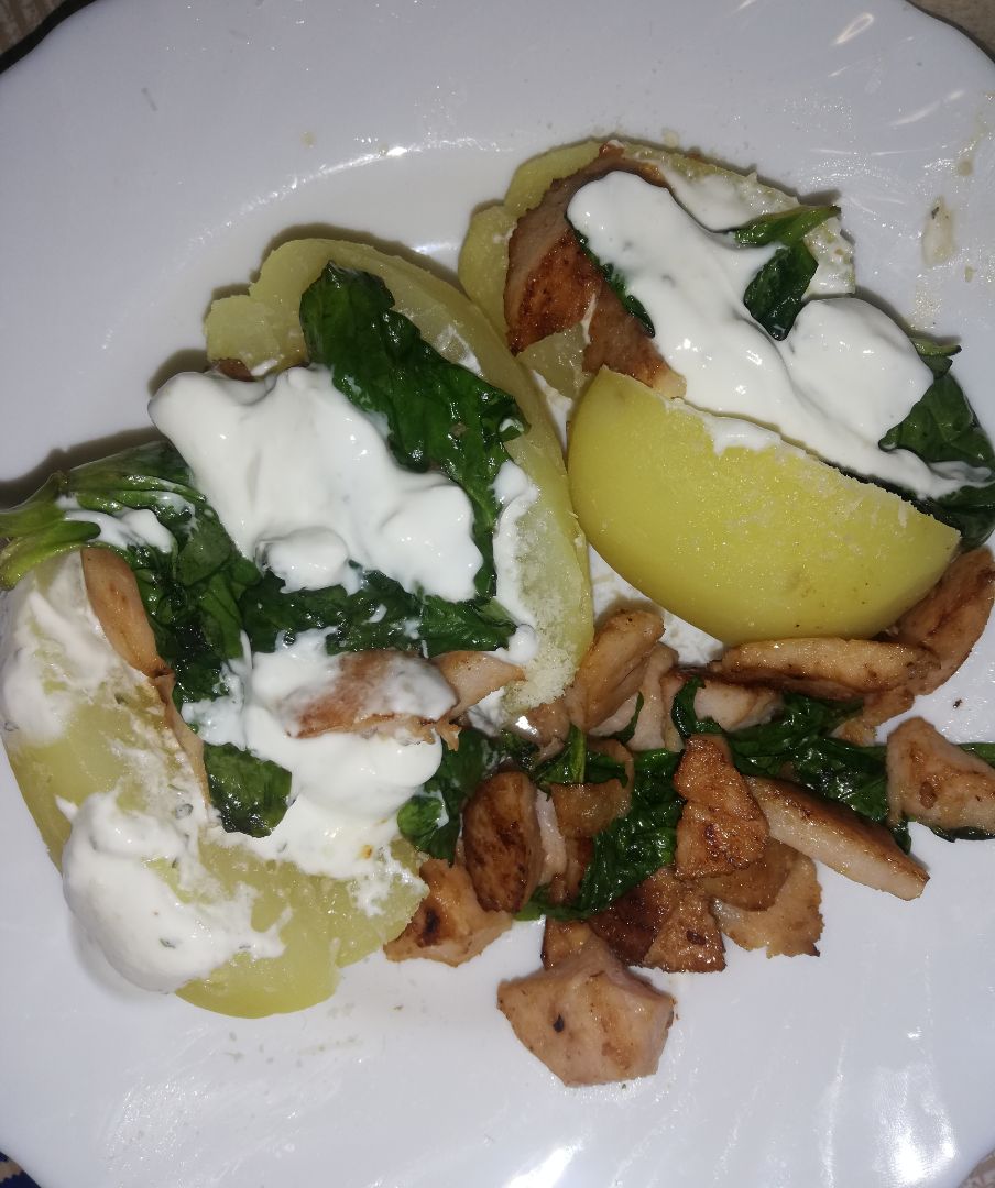 Papas con falso ali - oli Papas con falso ali - oli