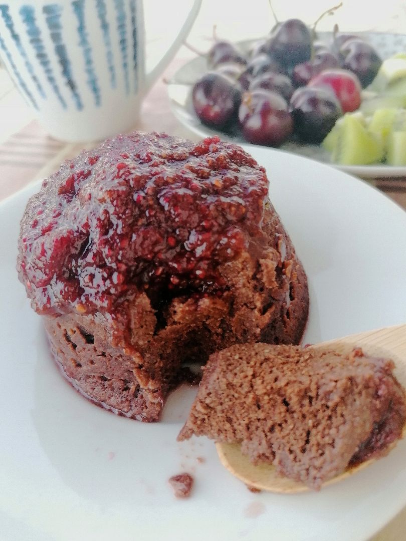 Mugcake de chocolate Mugcake de chocolate