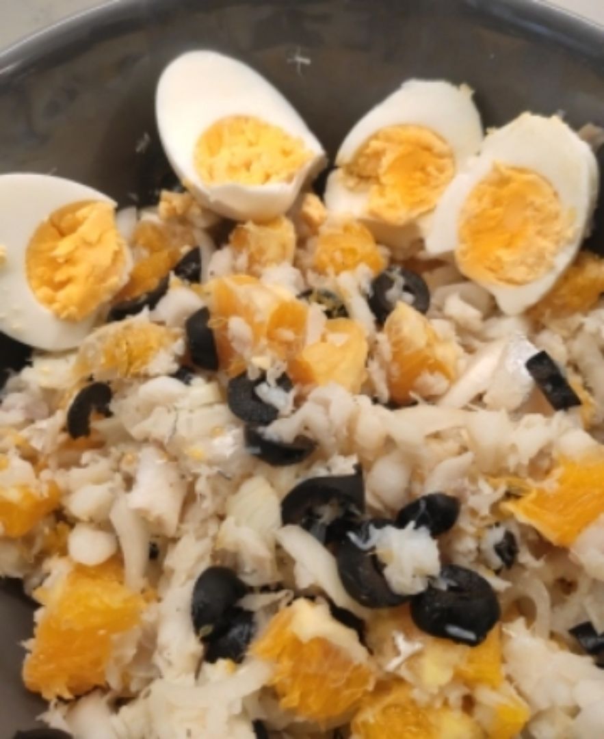 Ensalada de bacalao y naranja Ensalada de bacalao y naranja