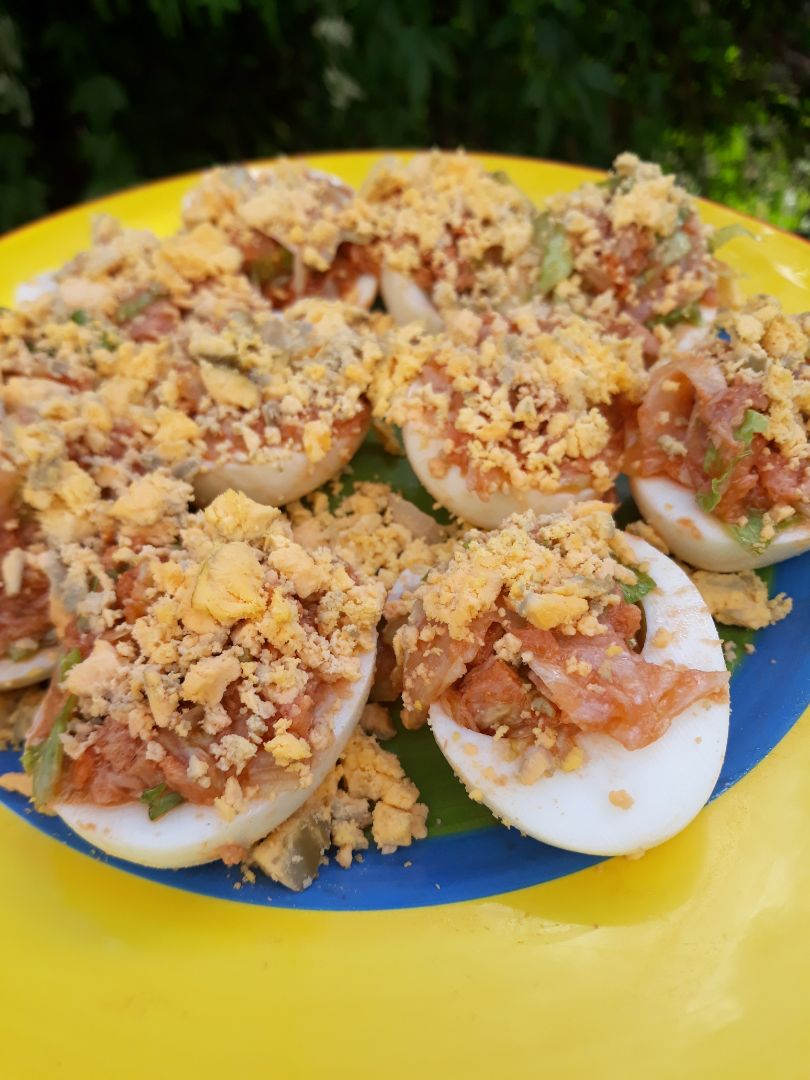 Huevos rellenos Huevos rellenos