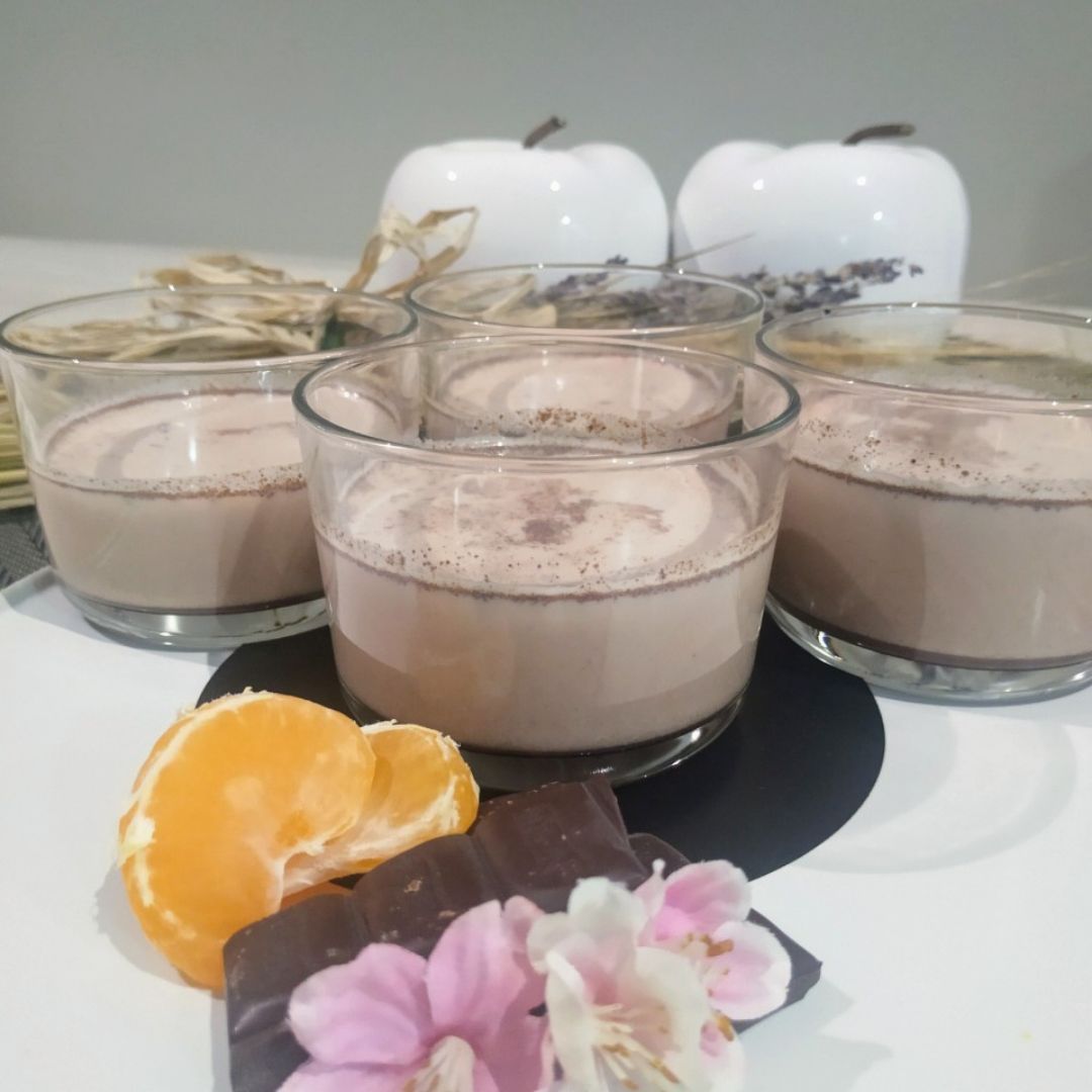 Flan suave de chocolate y canela 🍮 Flan suave de chocolate y canela 🍮