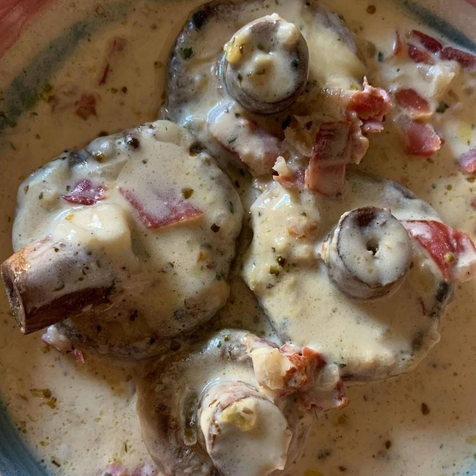 Crema con champiñones 🍄🍄🍄