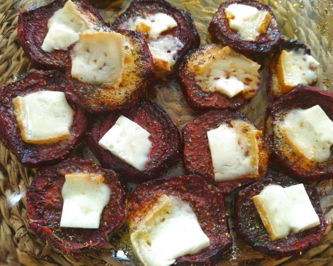 Remolacha al horno sabor chorizo Remolacha al horno sabor chorizo