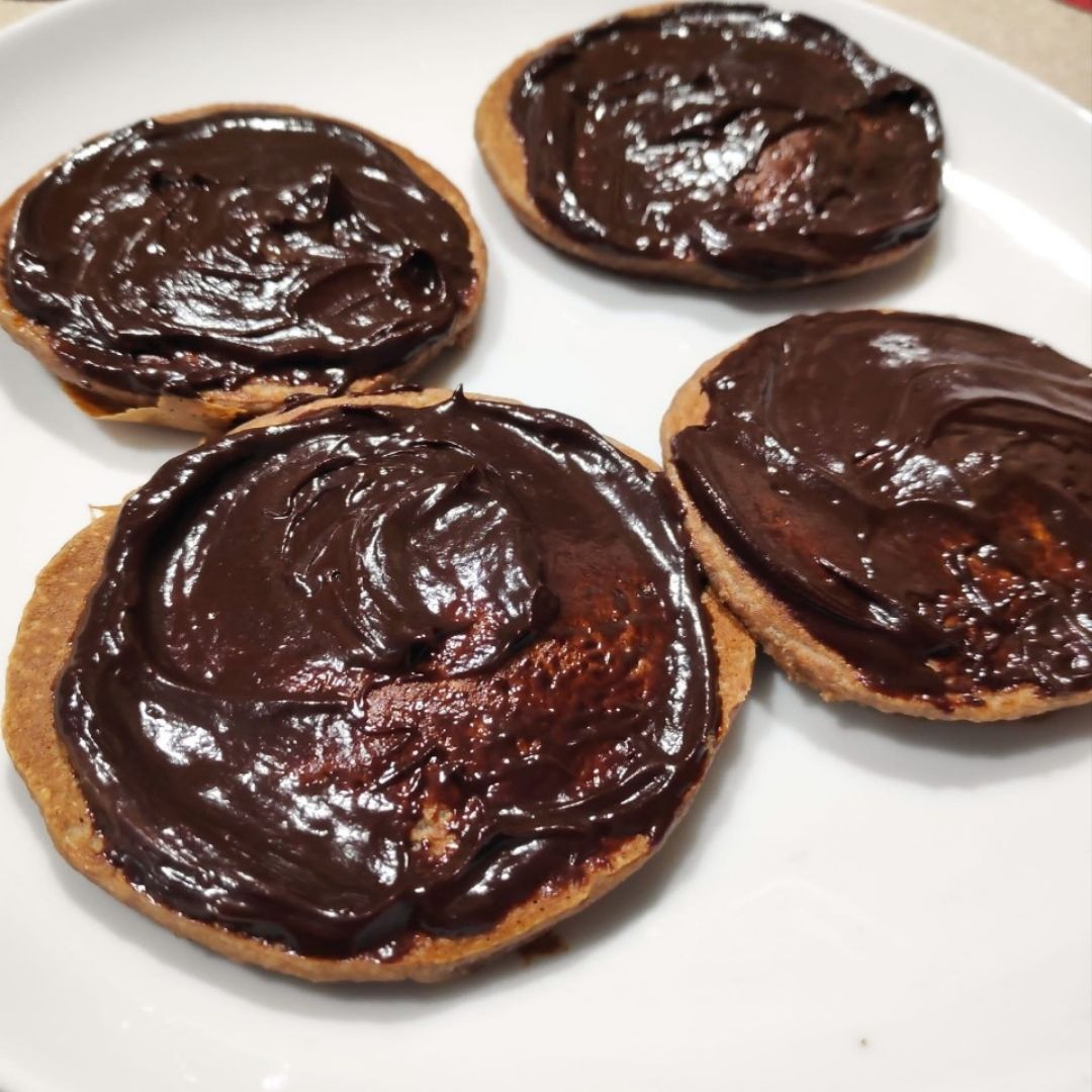 Pancakes con chocolate Pancakes con chocolate