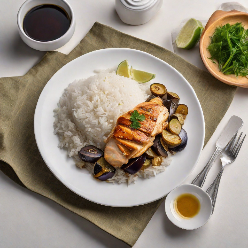 Plato combinado con arroz Plato combinado con arroz
