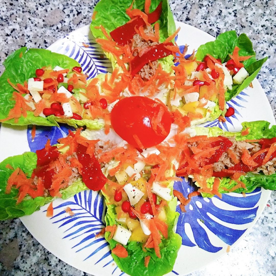 Ensalada flor 🌼 otoñal 🍁