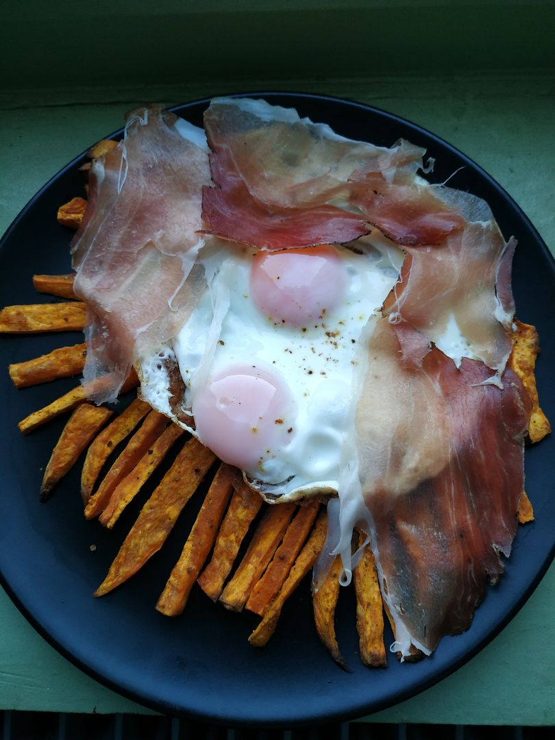 Huevos estrellados healthy Huevos estrellados healthy
