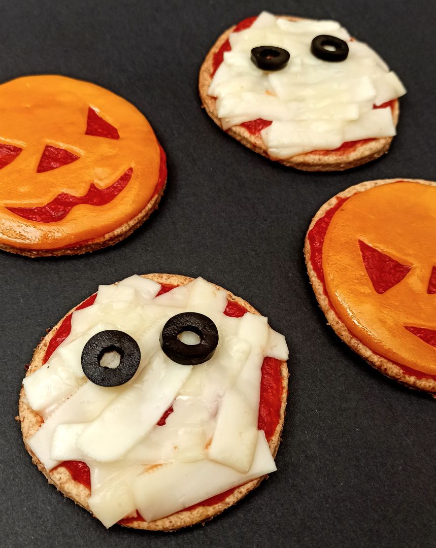 🌸MINI PIZZAS HALLOWEEN🌸