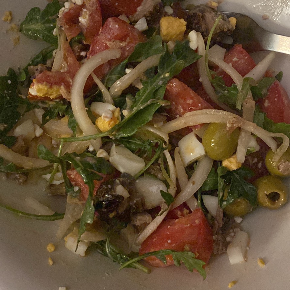 Ensalada de huevo duro